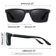 thumbnail image 2 of Gafas de Sol Polarizadas Joopin con Montura Cuadrada TR90 Negra, 2 of 6