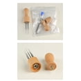 thumbnail image 5 of QUETO DIY Felt Punch Tool with Handle, Solid Wood Felt 8 Pin Combination Replaceable, Wool Felt Set, 5 of 5