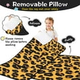 thumbnail image 3 of Yellow and Black Of Leopard Print Toddler Nap Mats for Kids Preschool,Sleeping Mat Bag or Kids,Toddler Sleeping Bag,Toddler Nap Mat or Daycare, 3 of 6