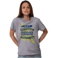 thumbnail image 1 of Don't Question Moms Authority Funny Women's Graphic T Shirt Tees Brisco Brands M, 1 of 4