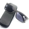 thumbnail image 3 of Gray Rectangular Reading Glasses Spring Hinge Readers Gradient Gray for men and women Plastic Business Sunglasses UV Presbyopic Glasses +3.50, 3 of 4