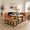 brown, variant on XIAO WEI 72" Corner Breakfast Nook Set, L-Shaped Booth with Storage Bench, Seats 6, Caramel Brown