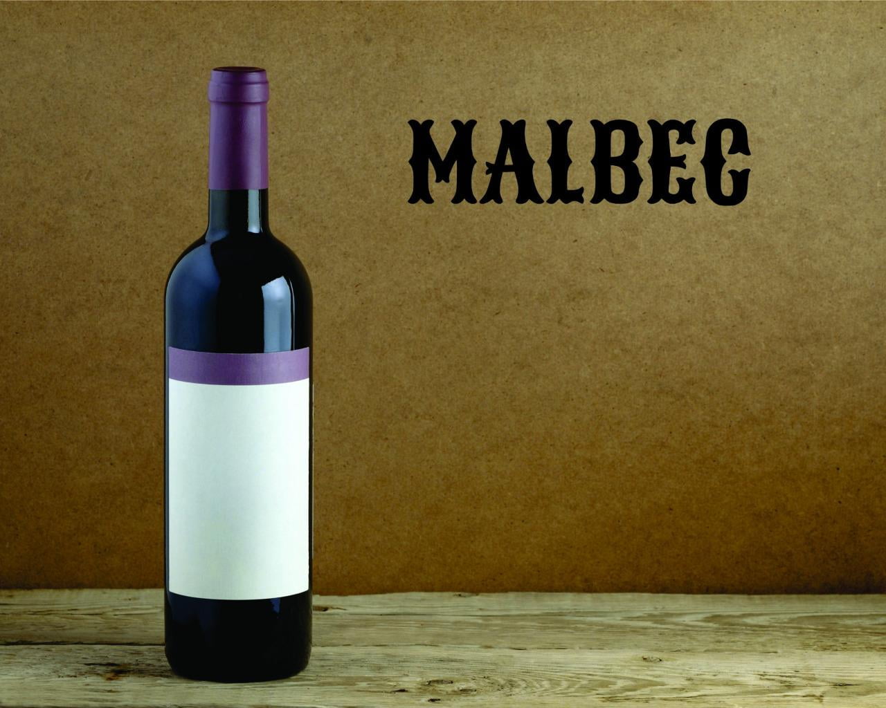 Malbec Kitchen Quote Color Peel & Stick Wall Sticker Black Size 8 Inches x 32 Inches Design with Vinyl Moti 2598 2 Decal 