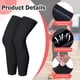 thumbnail image 2 of Soidarity Mangas de pierna transpirables frescas y protegidas de nailon de 4 piezas para baloncesto y protección deportiva Ropa Deportiva, Zapatos Espalda+Blanco, 4 piezas XS, 2 of 6