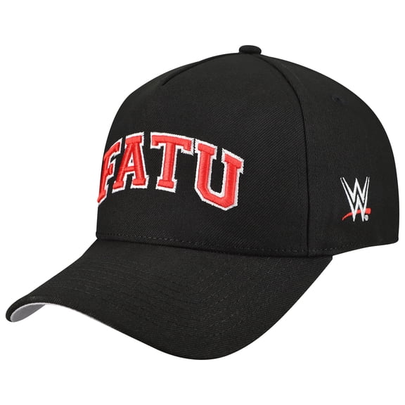 Men's Black Jacob Fatu Arched Wordmark Embroidered Foam Adjustable Hat