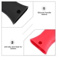 thumbnail image 4 of HORIALENCE 4Pcs Heat-Resistant Pot Handle Covers for Pans and Pots Home Users 6.5x2x0.4in, 4 of 5