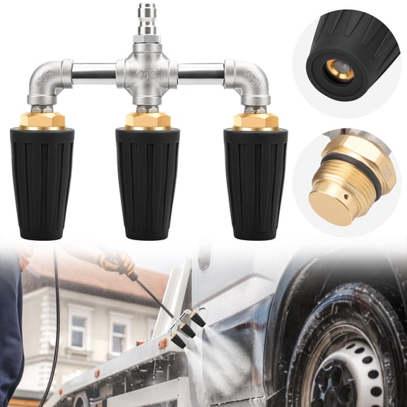 Triple Turbo Nozzle Pressure Washer, EEEkit 4000 PSI Turbo Nozzle with Quick Connector