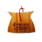 FEROS Safer Scraper Mini - Wood BBQ Wooden Grill Cleaner - Small Version - Cleans top AND BETWEEN barbecue grates. Use to oil & clean barbeque. Sustainable replacement for wire bristle brush