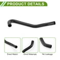 thumbnail image 4 of Unique Bargains HVAC Heater Hose for Toyota Camry 2.2L 1992-1996 No.8724533070 Rubber Black 1 Pc, 4 of 7