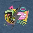 thumbnail image 3 of Invader ZIM - GIR and Pig - Retro Style - Toddler And Youth Girls Fleece Dress, 3 of 5