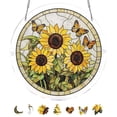 thumbnail image 2 of 83pc Acrylic Jigsaw Puzzle Suncatcher – 7.4in Sun Catcher Puzzle for Windows Hanging, Home & Garden Gift #006, 2 of 7