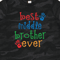 thumbnail image 4 of Inktastic Best Middle Brother Ever Little Boy Boys Toddler T-Shirt, 4 of 5