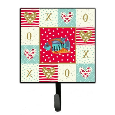 Carolines Treasures CK5497SH4 Severum Love Leash or Key Holder Red Single Hook multicolor