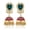 Green, variant on Moonstruck Traditional Indian Golden Minakari Jhumka Earrings With Stones And Pearls for Women (Green)