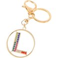 thumbnail image 1 of Letter Keychain,26 Letters A-Z Decorative Letter Keychain,Name Keychain for Women Girls Men Teenager Gift, 1 of 5