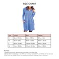 thumbnail image 5 of Vestido de mujer de manga larga con botones en la parte delantera, cuello en V, dobladillo suelto, vestido de otoño de color puro con dos bolsillos, 5 of 5