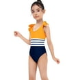 thumbnail image 2 of Tponi Womens Swimsuits Two-Piece Sets Yellow Clear Strap Bikini 4-5 Years, 2 of 9