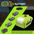 thumbnail image 2 of Power Tool Adapter Converter 5W LED Work Light for Ryobi 40V Li-ion Battery USB Type-C Charger Power Bank OP4040 OP4050 OP4050A, 2 of 10