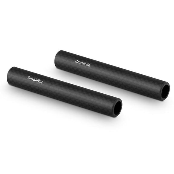 SmallRig 15mm Carbon Fiber Rod, 4", 2-Pack