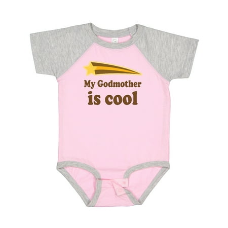 

Inktastic My Godmother is Cool Godson Gift Baby Boy Bodysuit
