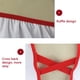 thumbnail image 5 of Mujer Encantadora Uniforme Tentación Body Ropa interior con cuello en V profundo Ropa de dormir, S seitruly XX000177-01, 5 of 7
