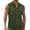 Clear, variant on Antinious Men Solid Button Pockets Collar Sleeveless Breathable Daily Casual Tank Top