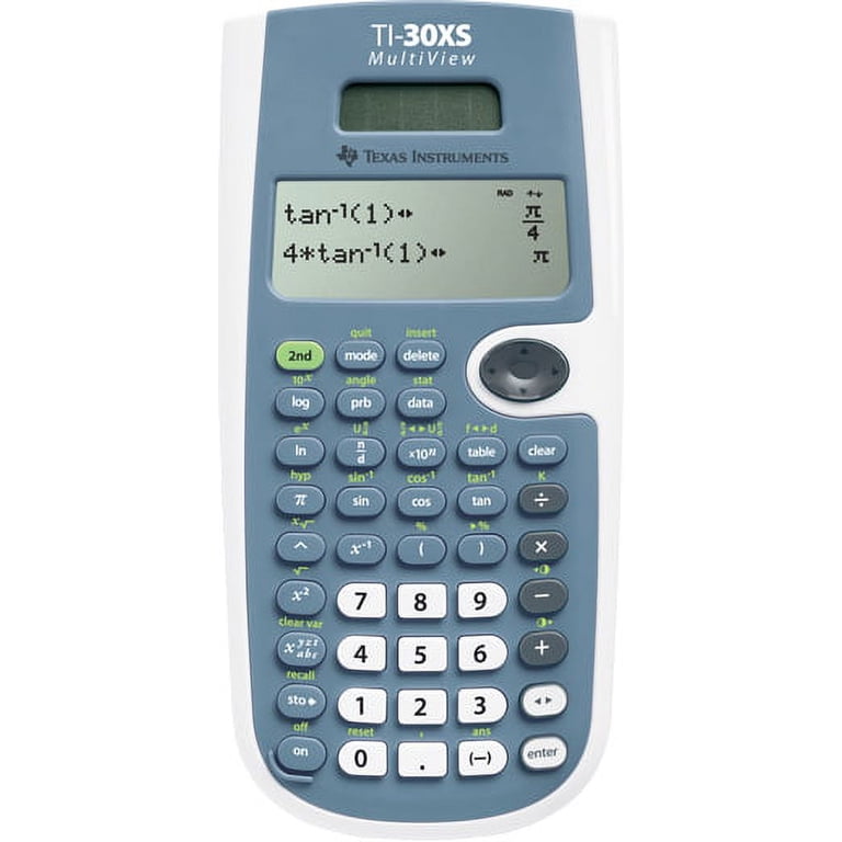 Texas Instruments TI-30XS MultiView Scientific Calculator, Black