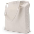 thumbnail image 3 of czcpp-Canvas Tote Bag with Zipper, 3 Pack 16.5X13 inch Natural Cotton Reusable Bags, 3 of 4
