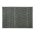 thumbnail image 2 of BizChair Geometric Bohemian Low Pile Rug - 5' x 7' - Dark Gray/Ivory Polyester, 2 of 7