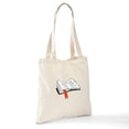 thumbnail image 6 of CafePress - Open Book Tote Bag - Unisex Canvas Tote Bag, Beige, 1-Piece, 6 of 6