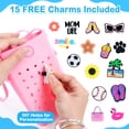 thumbnail image 6 of Silicone Crossbody Phone Bag with Adjustable Strap, Magnetic Closure, and Charm Holes – Lightweight, Waterproof, and Stylish Everyday Shoulder Bag(Cream), 6 of 7