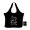 Black, variant on IVILLAGE Foldable Reusable Polyester Bags for Shopping and Daily Essentials | Stylish Designer Tote and Shopper Bag | Compact, Lightweight, and Eco-Friendly with 12Kg Capacity