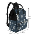 thumbnail image 2 of Daiia Vintage Marine Large Capacity Baby Bag Waterproof Stylish Diaper Bag Mummy Backpack Adjustable Straps Diaper BagBaby Essentials Bag, 2 of 6
