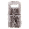 thumbnail image 1 of OUNONA Wallet Cases Fur Grey Full Protection For Travel Mobile Phones 1Pcs, 1 of 7