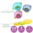 thumbnail image 3 of Jinsinto 3pcs Baby Sucking Bowl Spill Proof, Baby Bowls With Snap Leak Proof Lid, Baby Gift 3 Count, Ideal For Babies & Toddlers BPA & BPS Free FDA Approved, 3 of 5