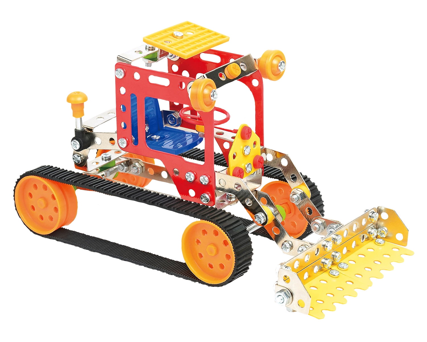 Metal Building Sets Erector Super Bulldozer Play with Tools by