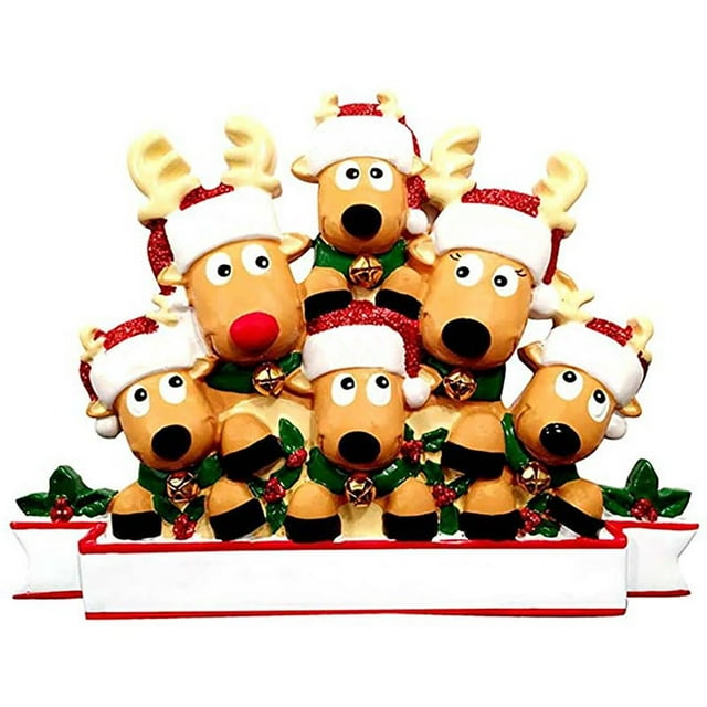 PVC DIY Blessings Elk Shape Christmas Display Mold Home Party Decor Ornament