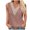Khaki, variant on ALLLIST Summer Tops Green Sleeveless Solid V-Neck Tank Tops Girls Tank Tops L