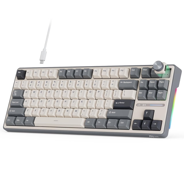 Teclado mecánico RK ROYAL KLUDGE R87 Pro 75% RGB retroiluminado