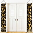 thumbnail image 2 of Dienrx Graduation Banners Hanging Flags, Congrats Grad Porch Sign, Indoor Outdoor Door Decor, Cloth Party Supplies for Home Celebration, 2 of 4