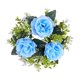 thumbnail image 4 of ¡Rebajas Grandes!, Candelabros de flores simuladas, coronas de flores, decoraciones para la mesa del comedor, vasos para velas con forma de rosa, accesorios decorativos para el estado de ánimo, 4 of 7