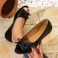 thumbnail image 4 of Hurxie Cloud Ballet Flats for Women Shoes - Genuine Leather Insole and Lightweight Mary Jane Flats - Non-Slip and Comfortable Womens Shoes Black 6.5, 4 of 8