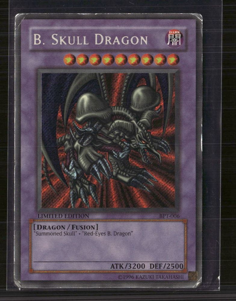2002 Yu-Gi-Oh! Booster Pack Collectors Tins B. Skull Dragon Secret Rare Limited Edition