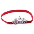 thumbnail image 2 of Cinta elástica para el cabello Forma de de moda Diadema de tela de joyería para niñas encantadoras con soporte de fotografía de rojo, 2 of 8