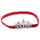 thumbnail image 2 of Diadema elástica con corona para niña rojo, 2 of 9