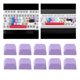 thumbnail image 4 of 10 piezas de teclas gruesas PBT reemplazo de para juegos para Mechanical Púrpura perfke Teclas de teclado, 4 of 9