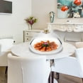thumbnail image 2 of 2X Stainless Steel Dome Dish Cover Table Food Western Restaurant Teppanyaki, 2 of 6