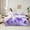 Purple, variant on Manfei Rustic Butterfly 7pcs Bedding Comforter Set,Country Natural Theme Queen Bedding Sets,Purple Flower Queen Sheet Sets For Girl,Luxury Bedroom Decor Reversible