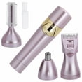 thumbnail image 4 of Hair Removal Shaver 4 In 1 Women Epilator Eyebrow Trimmer Women Hair Shaver Nose Hair Trimmer 4 In 1 MultiFunctional Hair Shaver Women Epilator Portable Eyebrow Nose Hair Trimmer, 4 of 8