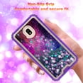 thumbnail image 2 of Samsung Galaxy J7 2018/J7 V 2nd Gen/J7 Aero/J7 Top/J7 Refine/J7 Eon/J7 Star/J7 Aura case, KAESAR Hybird Graphic Designed Gradient Quicksand Liquid Floating Case for SM-J737 (Galaxy Cloud), 2 of 5